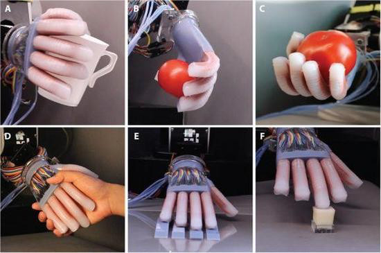 康奈爾大學創造可以感覺形狀和紋理的軟性機器人手