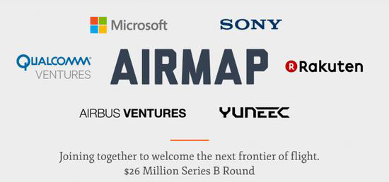 無人機空域管理平臺AirMap獲2600萬B輪融資