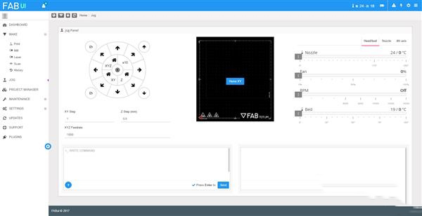 FABtotum推出3D打印機全新操作系統FABUI COLIBRI