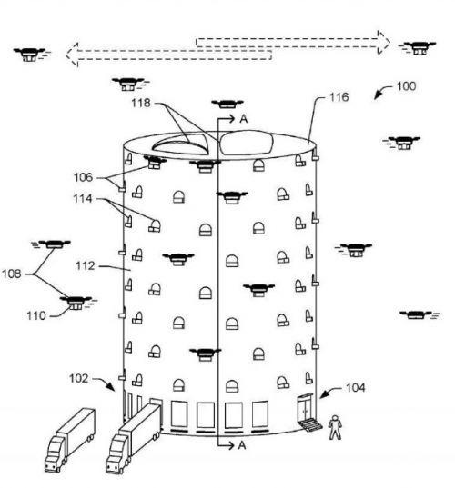 亞馬遜設(shè)想建造巨型無人機(jī)塔 加速快遞投遞