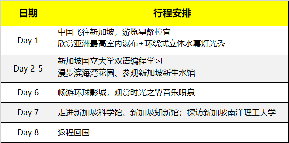 2020寒假新加坡國立大學(xué)人工智能科技研學(xué)營報(bào)名開啟！